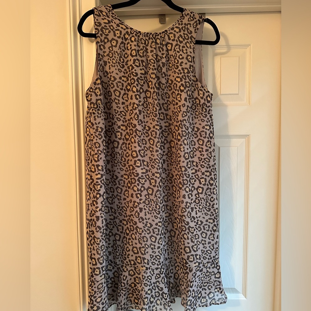 Loft leopard dress